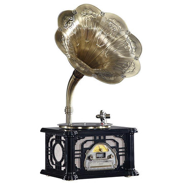 Antique Vinyl Record Player - TheGadgetNexus1